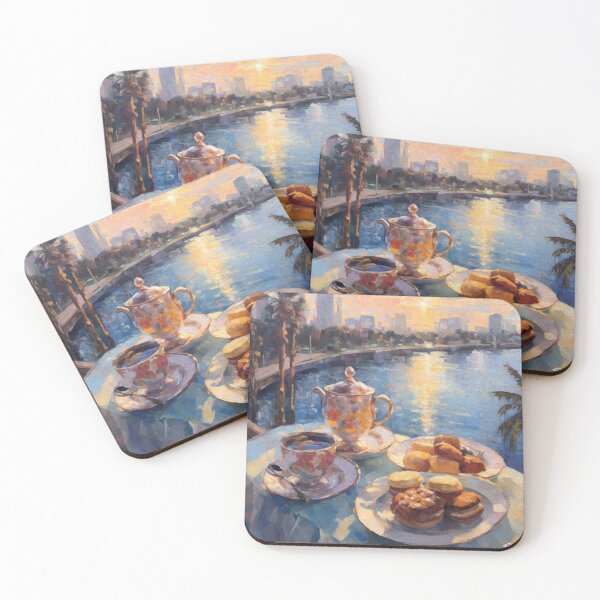 Item preview, HIGH TEA ON VICTORIA ISLAND designed and sold by ArtbyRolleen.