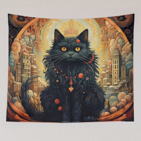 Item preview, Shaman Cat designed and sold by kelliekreiser.