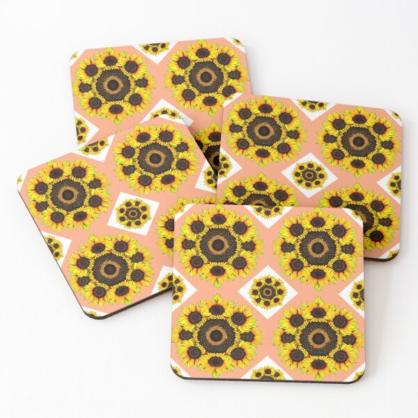 Item preview, Sunflower tile pattern designed and sold by Tanya Mihe.