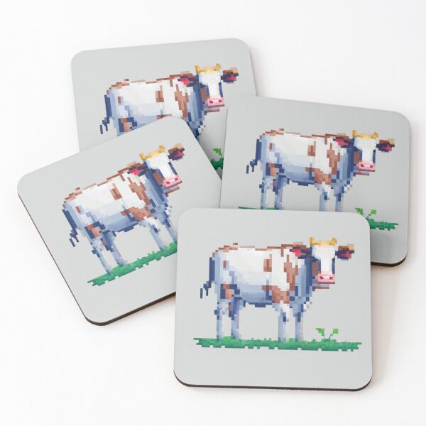 Item preview, Pixel Cow Design Print  designed and sold by randomtdesigns.