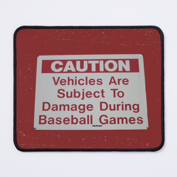 Item preview, Baseball Game Damage Sign - dePace' designed and sold by mrpropcake.