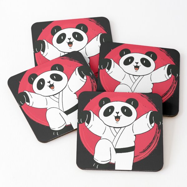 Item preview, Karate Panda: Master of Martial Arts in Classic Japanese Style designed and sold by Zandalus.