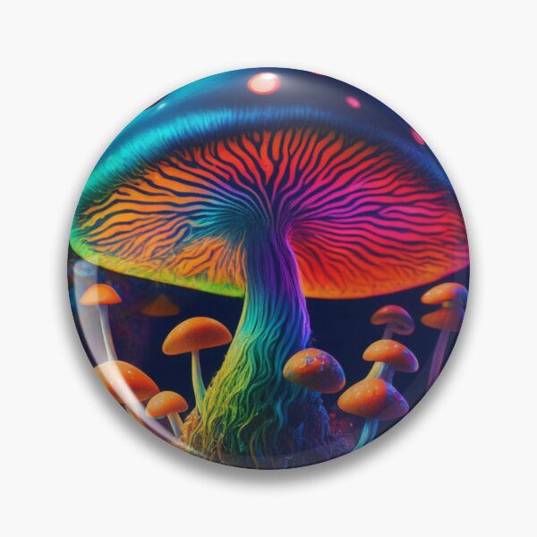 Item preview, Rainbow Mushroom Art designed and sold by DwldDesigns.