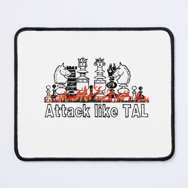 Item preview, attack like tal chess illustration Michael tal  designed and sold by DeluxBee.