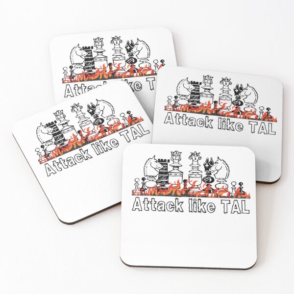 Item preview, attack like tal chess illustration Michael tal  designed and sold by DeluxBee.
