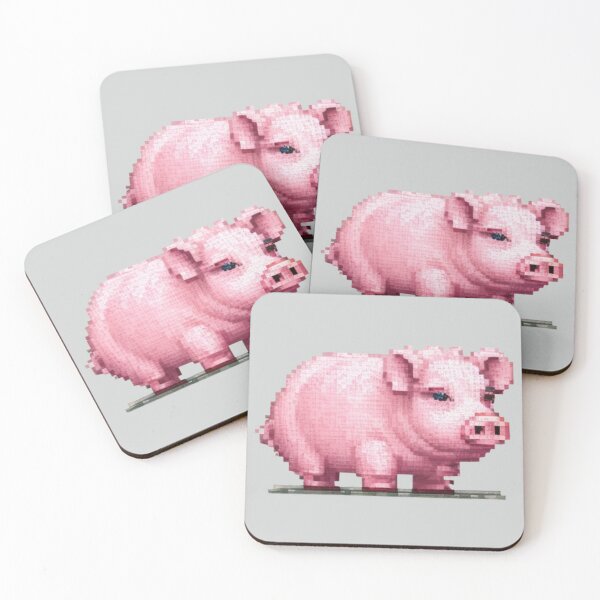 Item preview,  Pixel Pig Design Print  designed and sold by randomtdesigns.