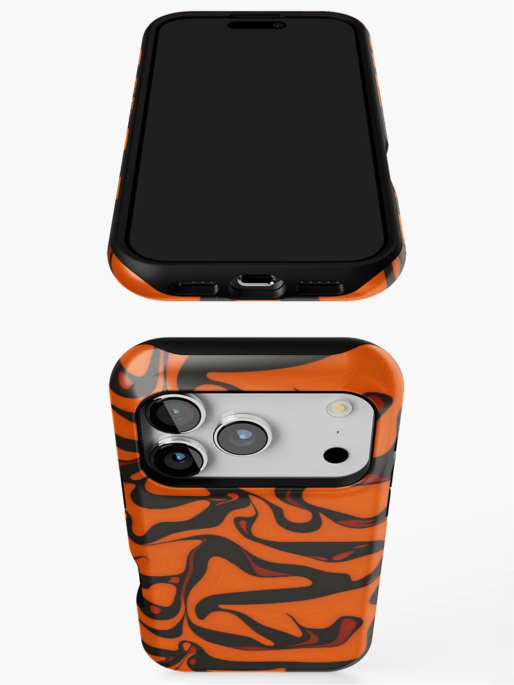 Thumbnail 3 of 4, iPhone Case, Abstract maze pattern designed and sold by Rothnaric.