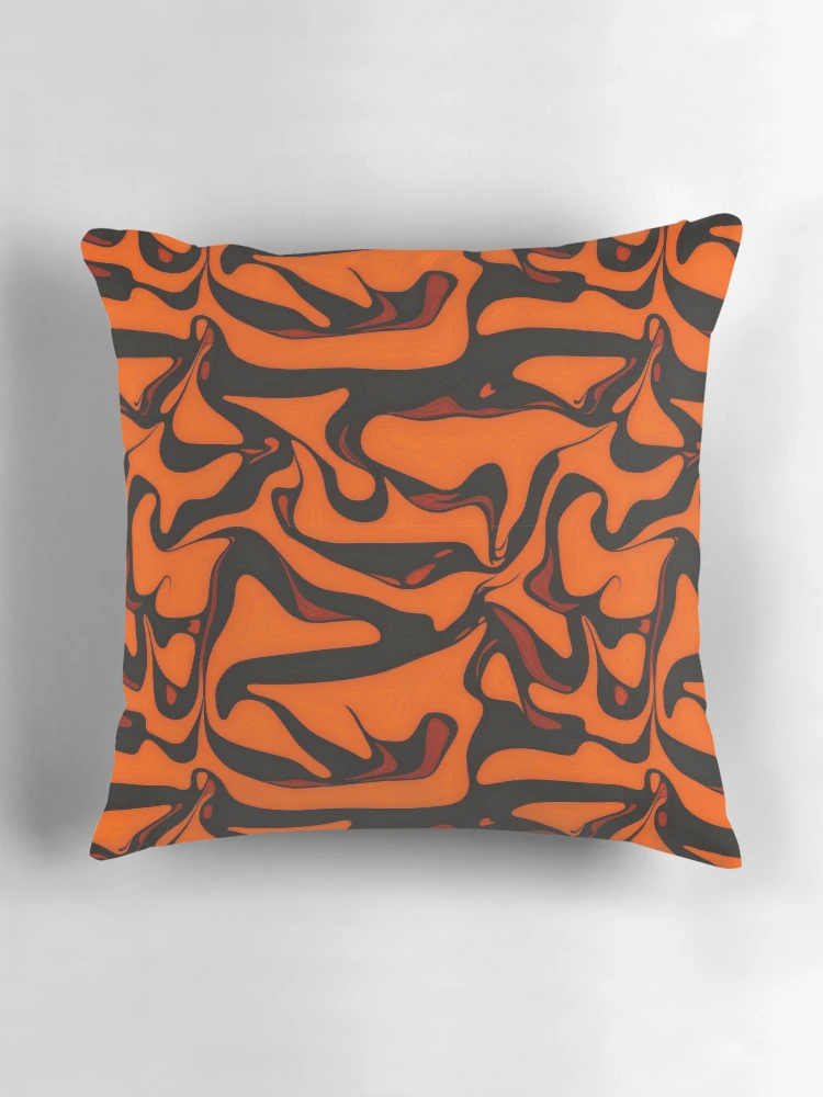 Thumbnail 3 of 4, Pillow, Abstract maze pattern designed and sold by Rothnaric.