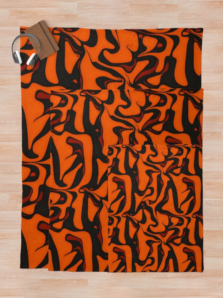 Thumbnail 5 of 6, Throw Blanket, Abstract maze pattern designed and sold by Rothnaric.