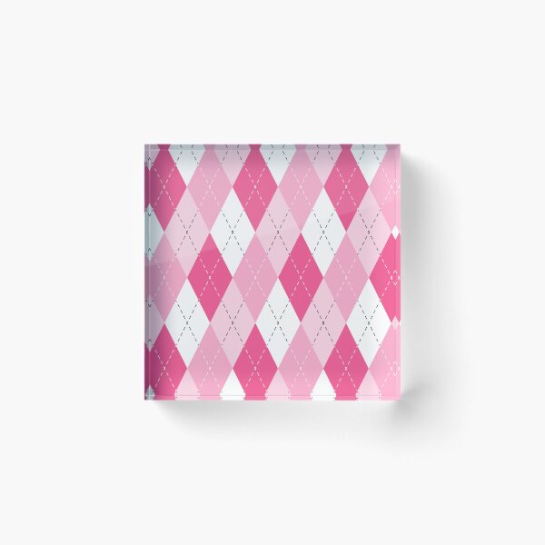 Artikelvorschau, Barbiecore Hot Pink Argyle entworfen und verkauft von AmeeMax.