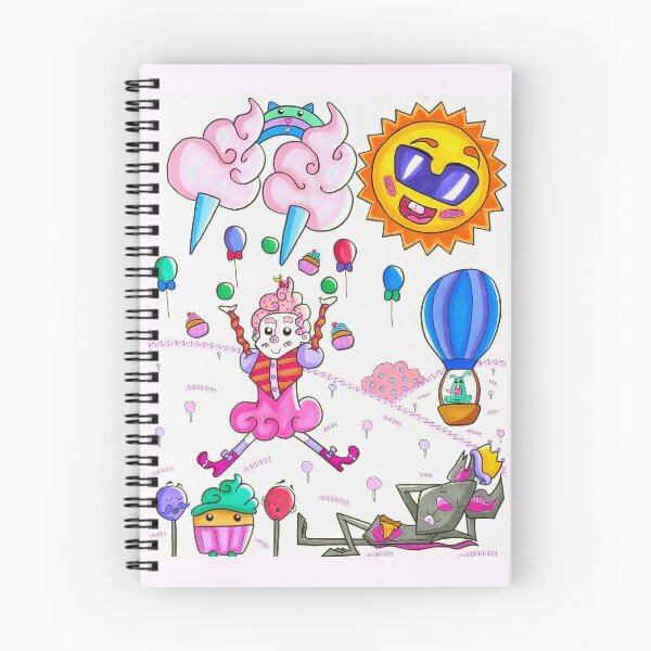 Aperçu de l'œuvre Wacky Colorful Candy Clown World créée et vendue par Harold-Inks.