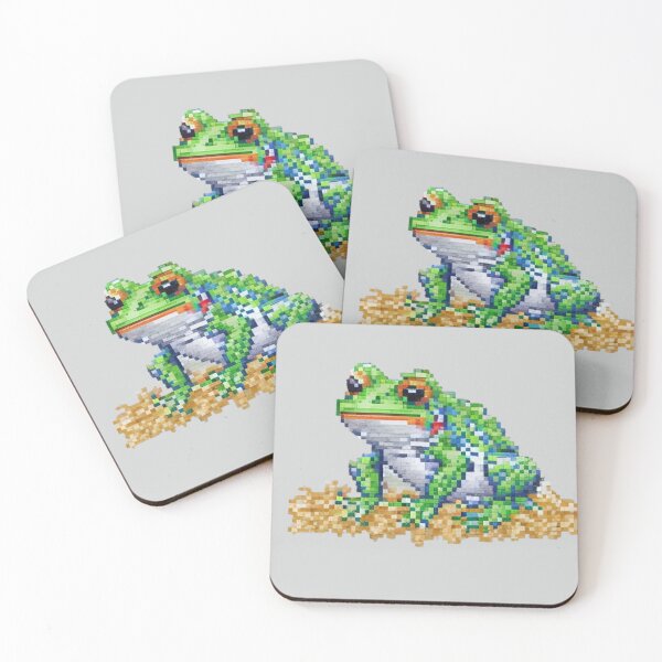 Item preview, Pixel Frog Design Print  designed and sold by randomtdesigns.