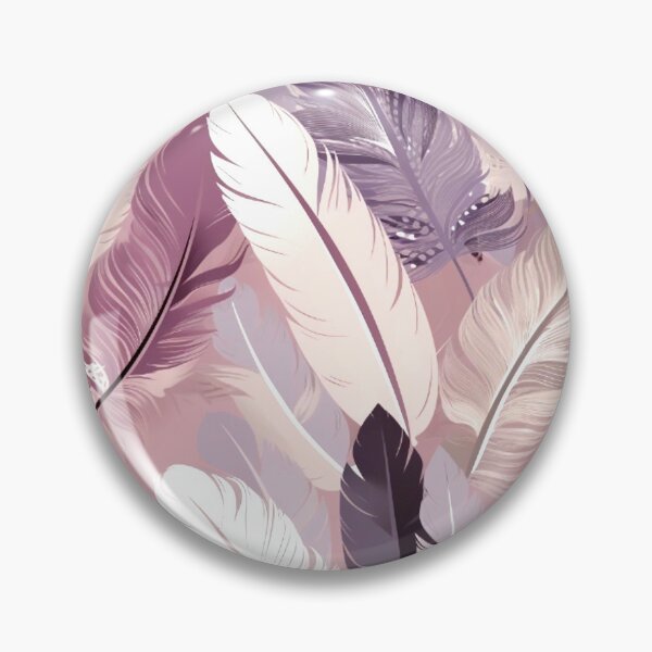 Item preview, Feathers -Mauve, pink, lavender, gray, ivory 2 designed and sold by Highlandkings.