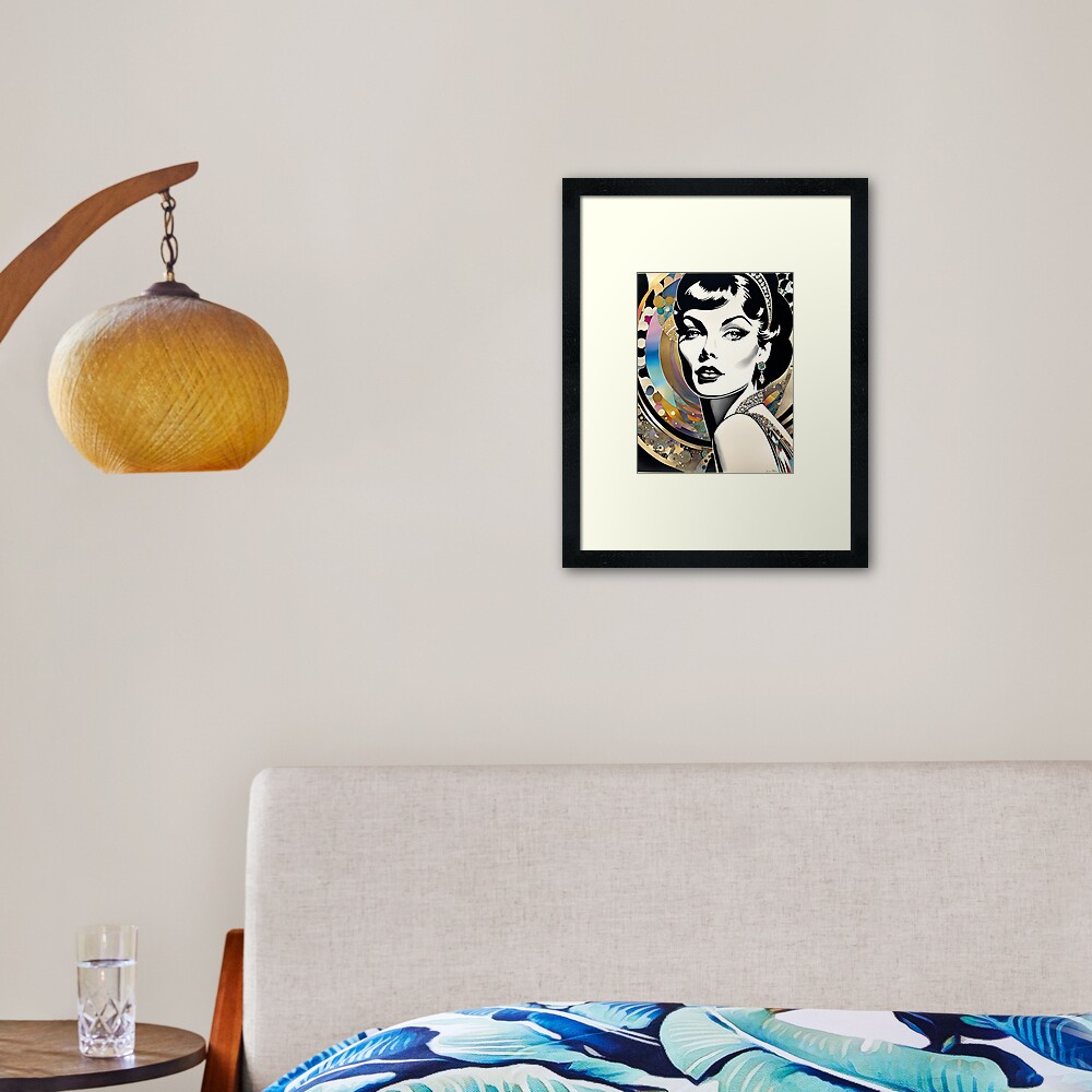 Item preview, Framed Art Print designed and sold by BrooklynPopArts.