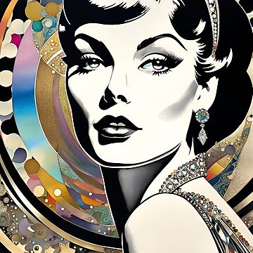 Artwork thumbnail, Classy 1960s Woman by BrooklynPopArts
