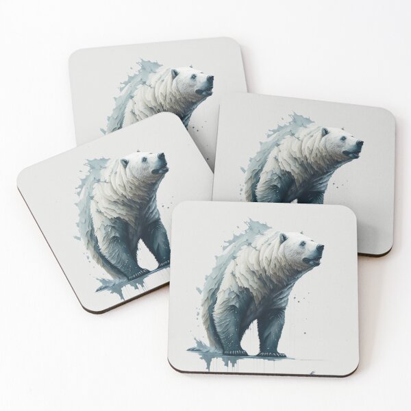 Item preview, Polar bear splash art designed and sold by Dr-Kane.