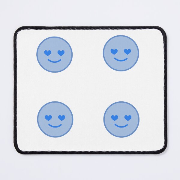 Artikelvorschau, süßes Emoji-Gesicht blau entworfen und verkauft von KacperStore.