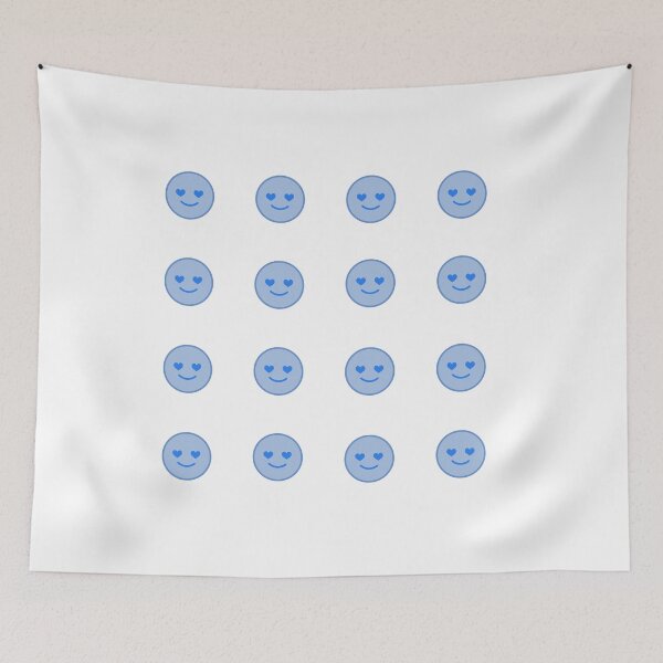 Item preview, cute emoji face blue designed and sold by KacperStore.