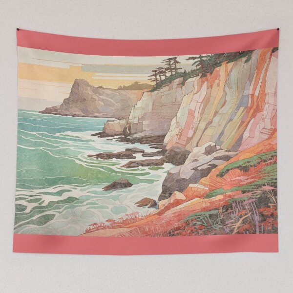 Item preview, Pastel cliffs designed and sold by Lynnchabot.
