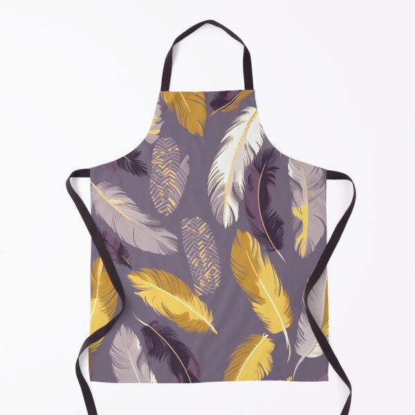 Item preview, Feathers - Mustard, eggplant, blush, gray, gold designed and sold by Highlandkings.