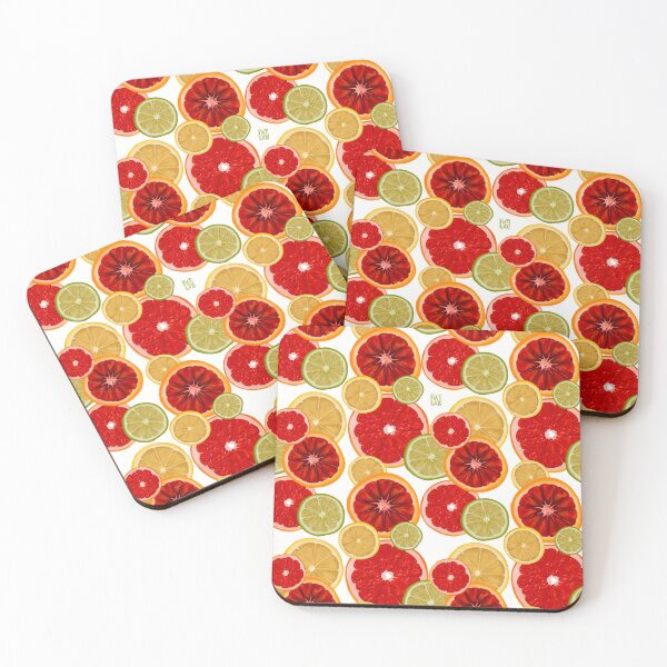 Item preview, Summer Citrus Repeating Pattern designed and sold by fiatluxillust.