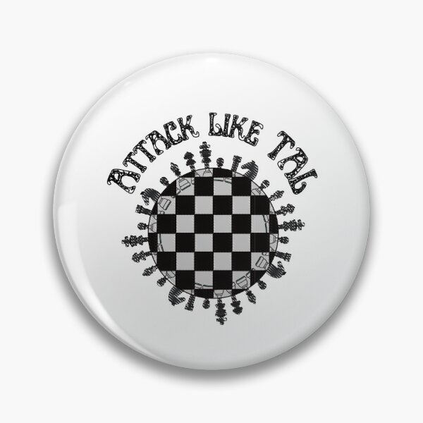 Item preview, attack like tal chess illustration Michael tal  designed and sold by DeluxBee.
