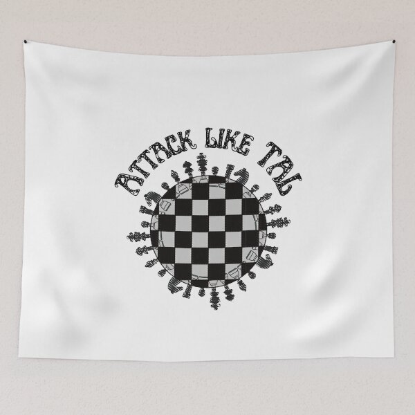 Item preview, attack like tal chess illustration Michael tal  designed and sold by DeluxBee.
