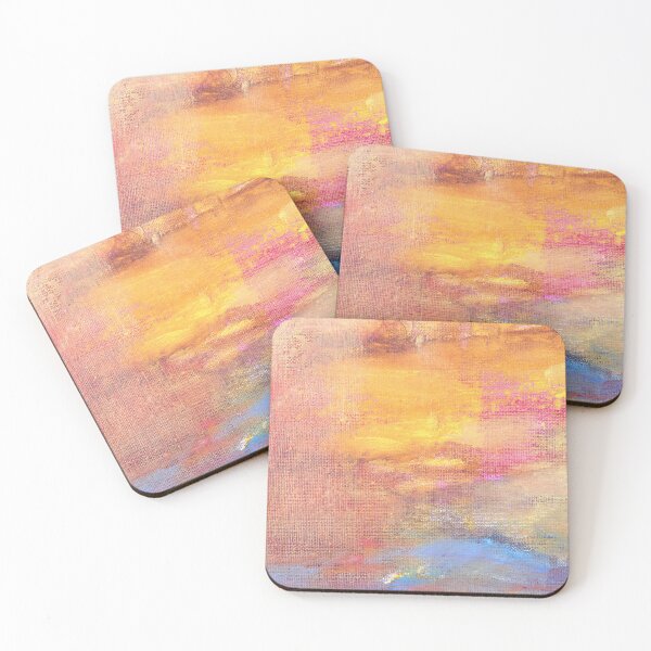 Item preview, Abstract Painting Sunset Landscape designed and sold by My Artprintz.