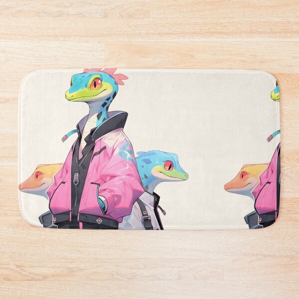 Item preview, Bright and colourful lizard person designed and sold by HydraDreams.