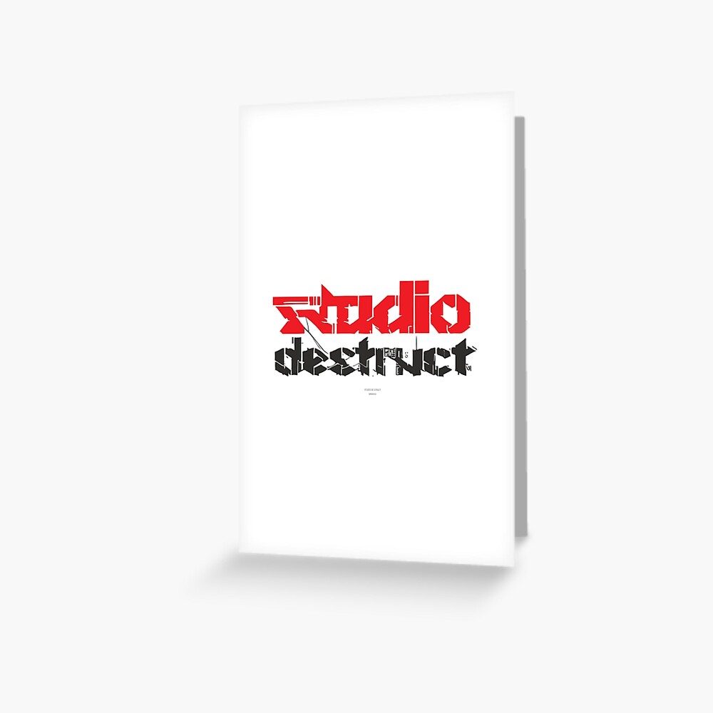 Item preview, Greeting Card designed and sold by StudioDestruct.