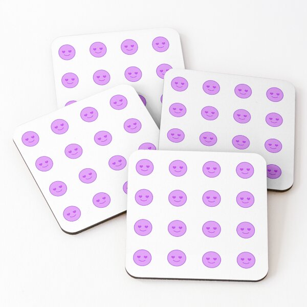Item preview, cute emoji face purple designed and sold by KacperStore.