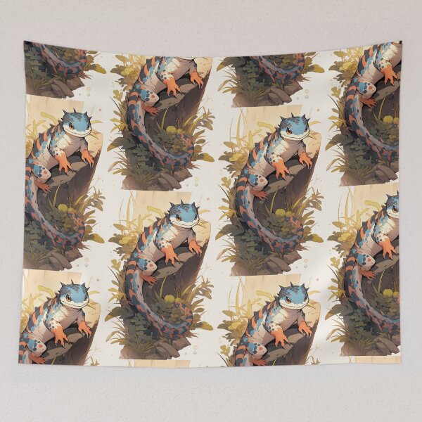 Item preview, Colourful scaled lizard on top! designed and sold by HydraDreams.