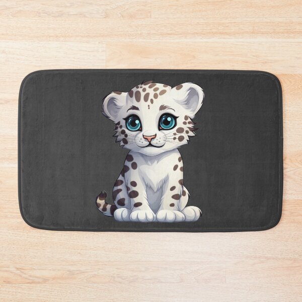 Item preview, Snow Leopard Cute Cub designed and sold by CoolCarVideos.