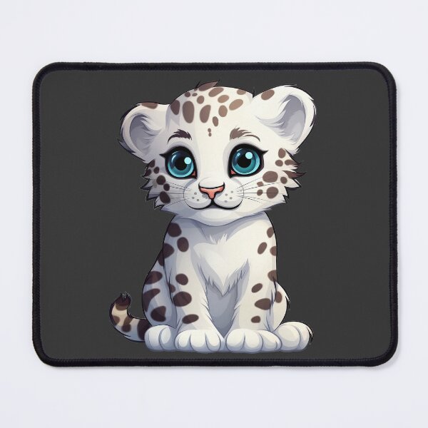 Item preview, Snow Leopard Cute Cub designed and sold by CoolCarVideos.