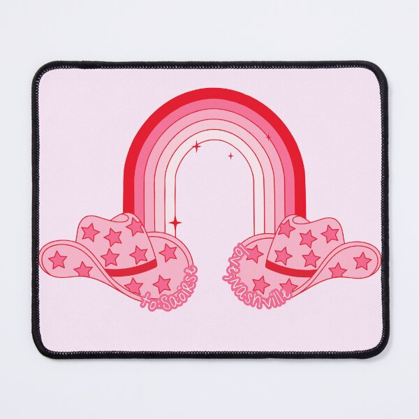 Item preview, Custom for Saoirse Retro Nashville Pink Rainbow Cowboy Hats designed and sold by hihoneyitsbunny.