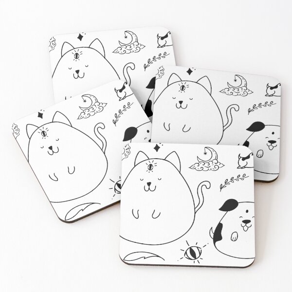 Item preview, Zen cat and dog designed and sold by noli-enchantrix.