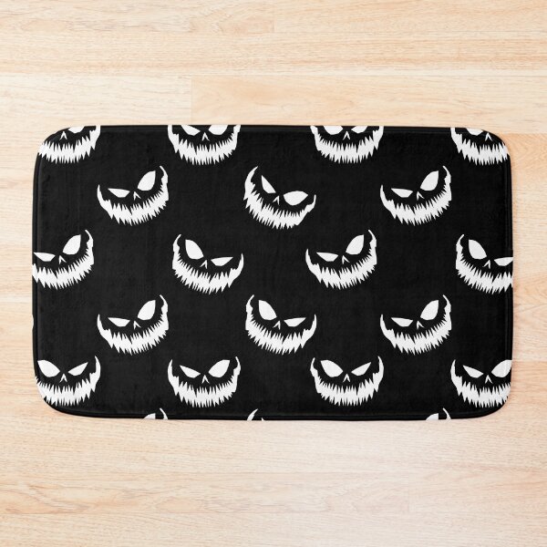 Item preview, scary halloween pumpkin faces white  designed and sold by Gossip Rag.