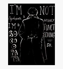 Sherlock Holmes Photographic Print
