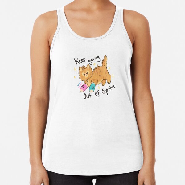 Keep Going Out of Spite Racerback Tank Top