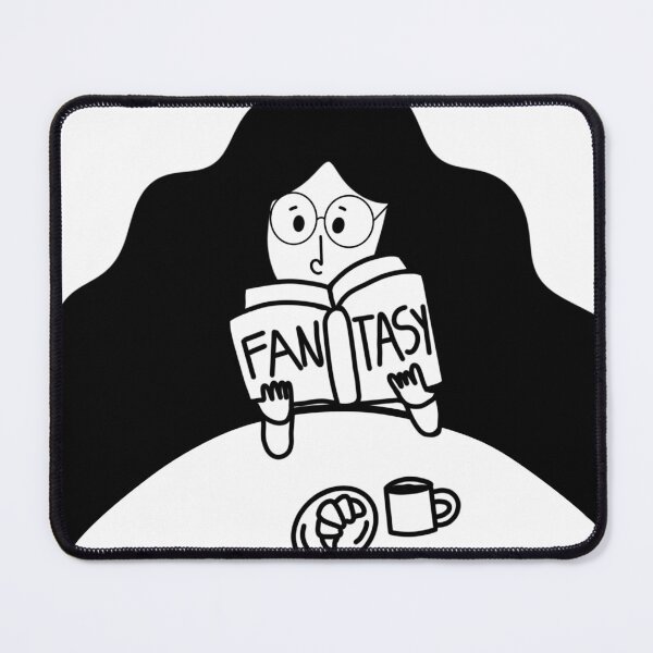 Item preview, Reading fantasy at a coffee shop designed and sold by Gwendesigns.