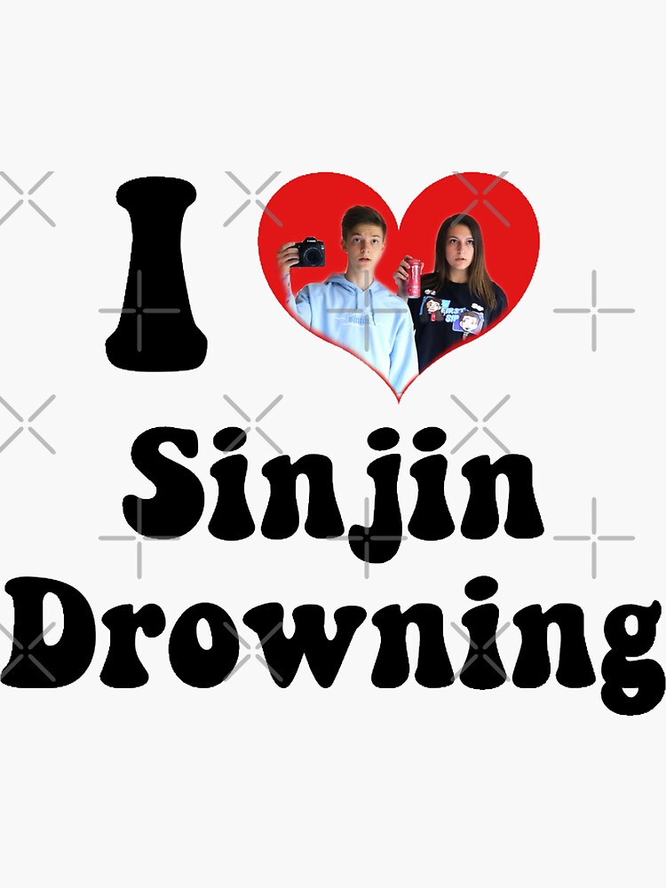 Sinjin Drowning most requested Roblox (pack 3) Sticker for Sale