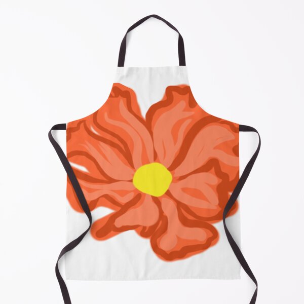 Item preview, Orange Doodle Flower designed and sold by bookishthorns.