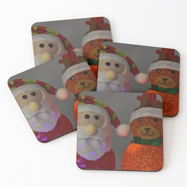 Item preview, Glow Santa & Bear designed and sold by uzasynystersyn.
