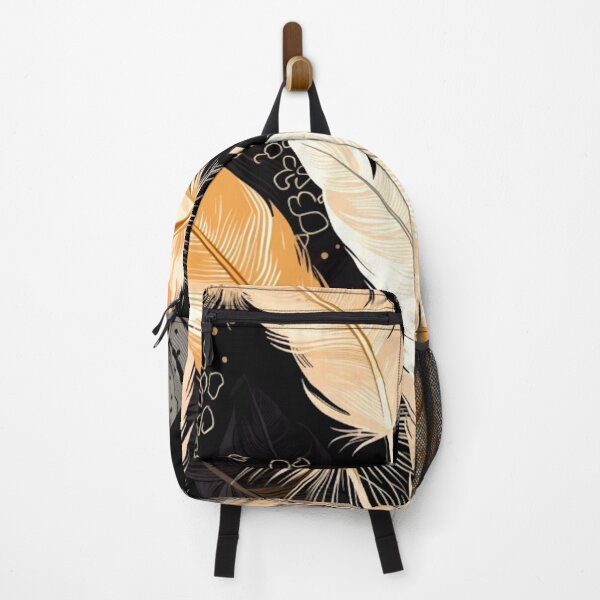 Item preview, Feathers - Mustard, peach, ivory, gold, black 2 designed and sold by Highlandkings.