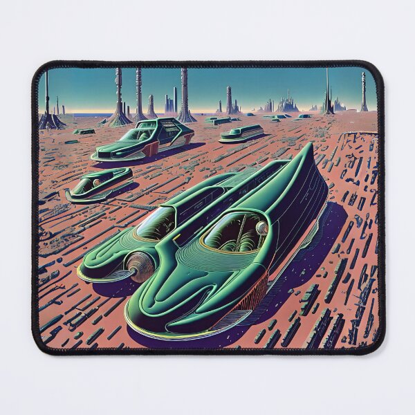Item preview, Retro-futuristic sci-fi spaceship designed and sold by ArthurVandelay.