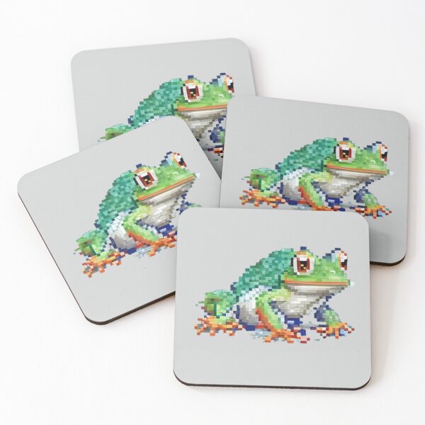 Item preview, Pixel Tree Frog Design Print  designed and sold by randomtdesigns.