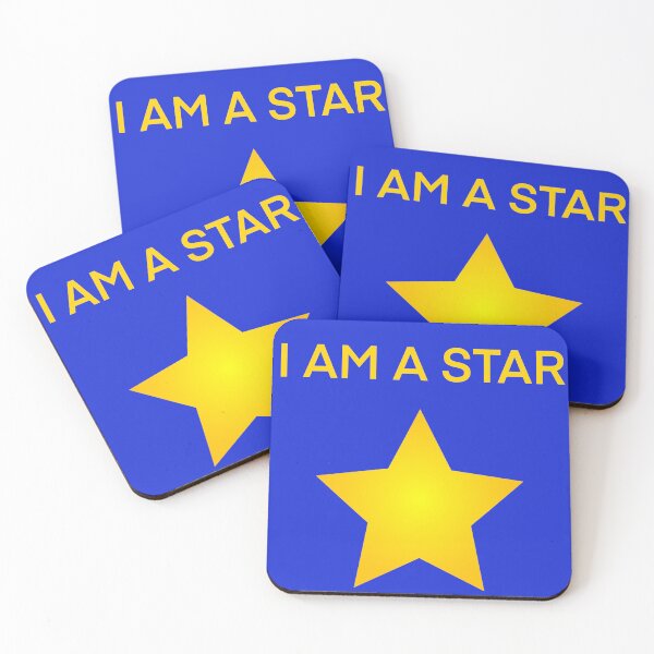 Item preview,  I AM A STAR ON BLUE designed and sold by MonicaArtist.