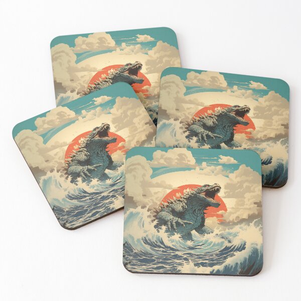 Item preview, Raging Godzilla in Ocean #2 designed and sold by Godzilla Shop.