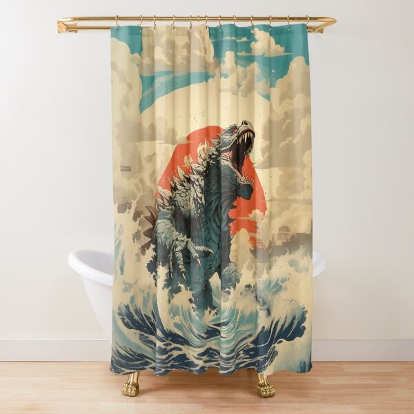 Item preview, Raging Godzilla in Ocean #2 designed and sold by Godzilla Shop.
