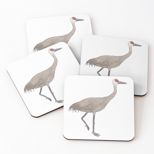 Artikelvorschau, Sandhill Crane Aquarell Vogelarten Kunst entworfen und verkauft von TheWaterBirds.